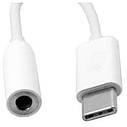 Перехідник адаптер кабельний Type-C to Audio Aux 3.5 mm White, фото 4