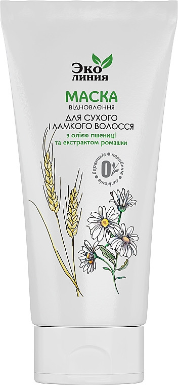 Маска Acme Еколінія для сухого та ламкого волосся, 200 мл (4820000307628), фото 1