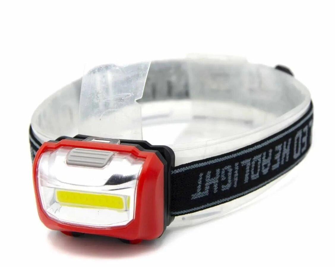 Ліхтар налобний Headlight Nf-t835 працює від батарейок, 3 режими роботи