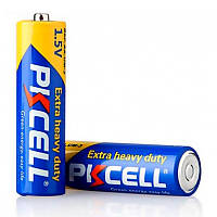 Батарейка солевая PKCELL 1.5V AA/R6, 2 штуки в блистере цена за блистер