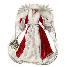 Фігура "Різдвяний янгол" 41 див., червоний (6011-017), Elisey