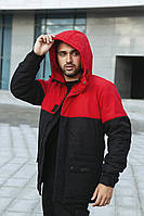 Мужская весенняя куртка Intruder Демисезонная куртка интрудер червоно-чорний