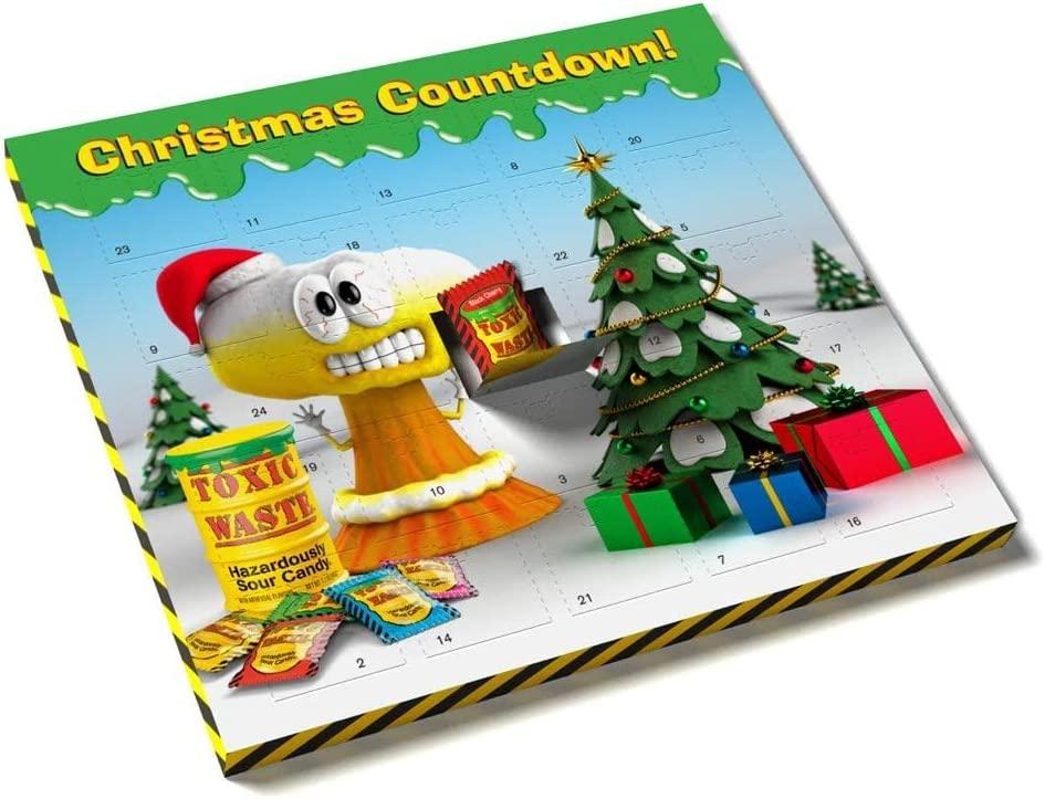 Адвент календар Toxic Waste Sour Candy Advent Calendar 77g (ID