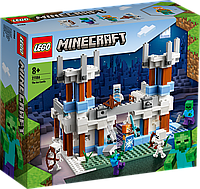 LEGO ЛЕГО Minecrаft Ледяной замок 21186 (499 деталей) BricksLife