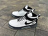 Чоловічі зимові білі  шкіряні кросівки розміри 40-45, фото 4