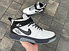 Чоловічі зимові білі  шкіряні кросівки розміри 40-45, фото 5
