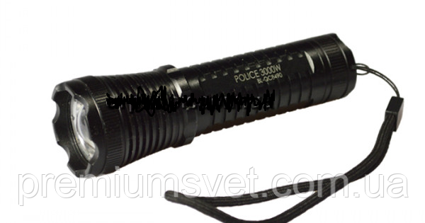 Ліхтар ЛЕД Polise 5W (BL-QC 8490) мет+АКБ+ел.живлення, фото 1