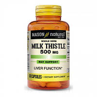 Milk Thistle 500 mg Mason Natural, 60 капсул