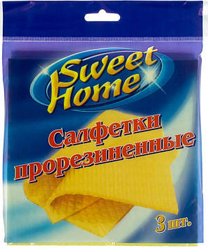 Серветки вологопоглинаючі для прибирання "Sweet Home" (3шт) №SH-1002/2655(80)