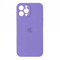 Чохол накладка бампер для iPhone 14 Pro Silicone Case Колір Бузковий (Lilac) Full Camera