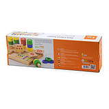 Набір для навчання рахунку дерев'яний Viga Toys Цифри та рахунок математичний набір, фото 2