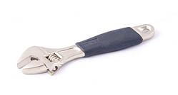 Ключ розвідний Master Tool 150мм з гумовою ручкою №76-0121