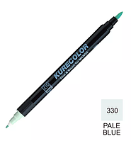 Маркер ZIG 330 Kurecolor Fine & Brush for Manga (2 пера: пензель + т.п)Pale Blue (Блідний синій