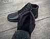 Шкіряні чоловічі прошиті зимові черевики розміри 40-46, фото 2