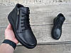 Шкіряні чоловічі прошиті зимові черевики розміри 40-46, фото 3