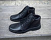 Шкіряні чоловічі прошиті зимові черевики розміри 40-46, фото 4