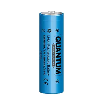 Акумулятор Quantum Li-ion ICR18650, 2600mAh, 0.5-1С (шт)