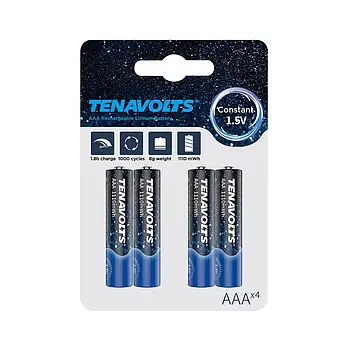 Акумулятор TENAVOLTS Lithium AAA 740mAh 1.5V