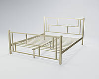 Кровать металлическая Амис с изножьем Бежевая 120*190 см (Tenero TM)