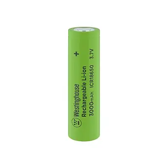 Акумулятор Westinghouse Li-ion ICR18650, 3,7V, 3000mAh, 1шт (шт)