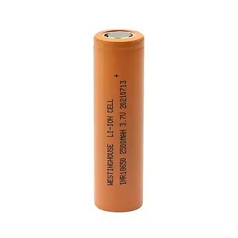 Акумулятор Westinghouse Li-ion INR18650, 3,7V, 2500mAh, 10С високострумовий 25A