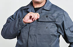 Костюм робочий "СТРОНГ" (напівкомбінезон і куртка) з саржі економ