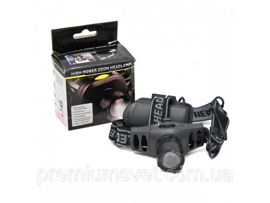 Ліхтар 8207 на голову галог. лампа на 3R03, фото 1