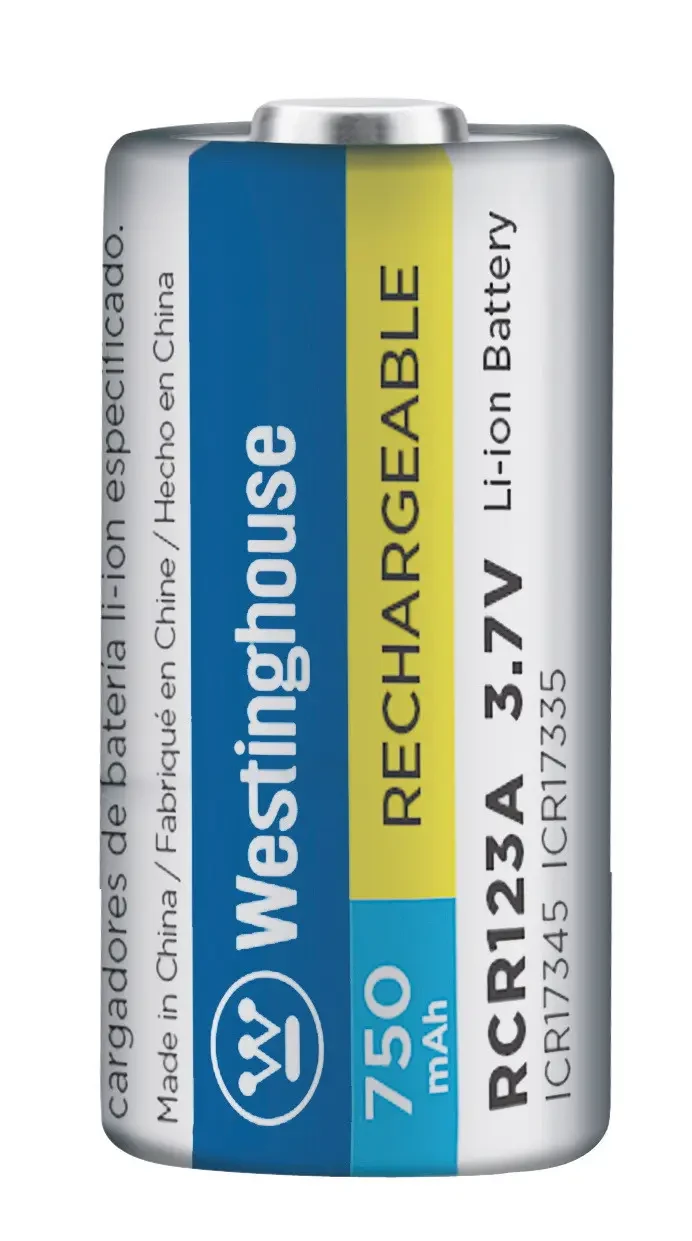 Акумулятор Westinghouse Li-ion RCR123A, (ICR17335, ICR17345), 3.7V, 750mAh