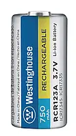 Акумулятор Westinghouse Li-ion RCR123A, (ICR17335, ICR17345), 3.7V, 750mAh