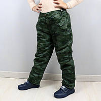 Зимові болоньєві штани для хлопчика хакі тм Crossfire розмір 128-134 см