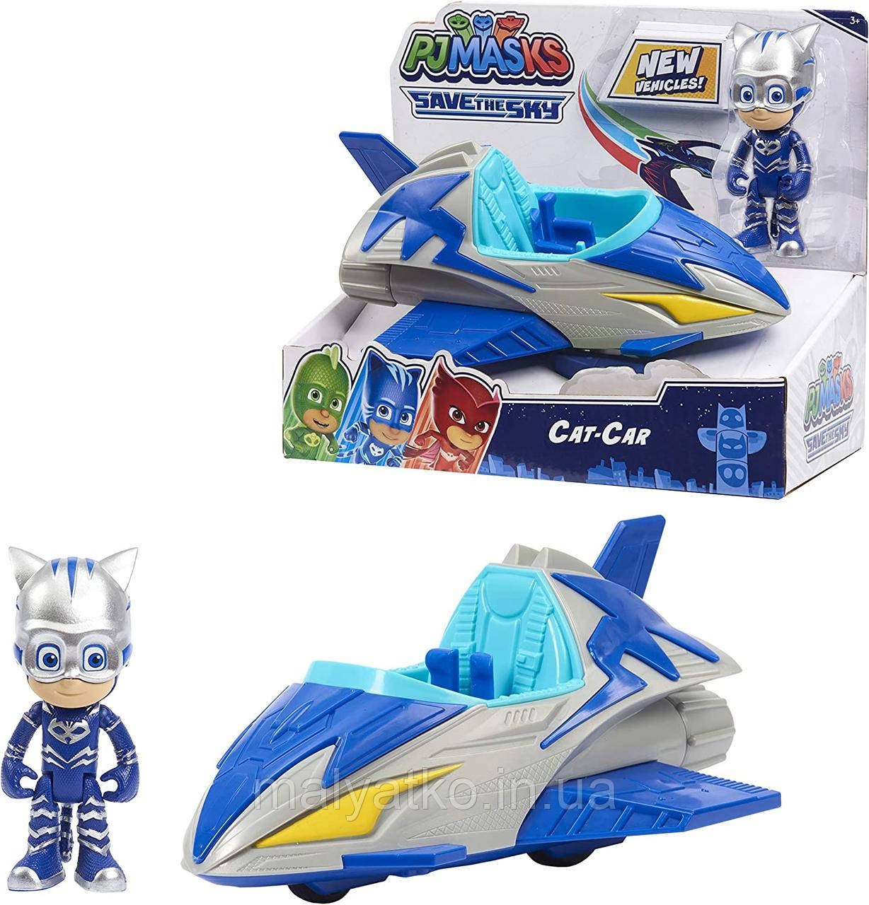 Герої в масках Кетбой та кетмобіль PJ Masks Sky Catboy
