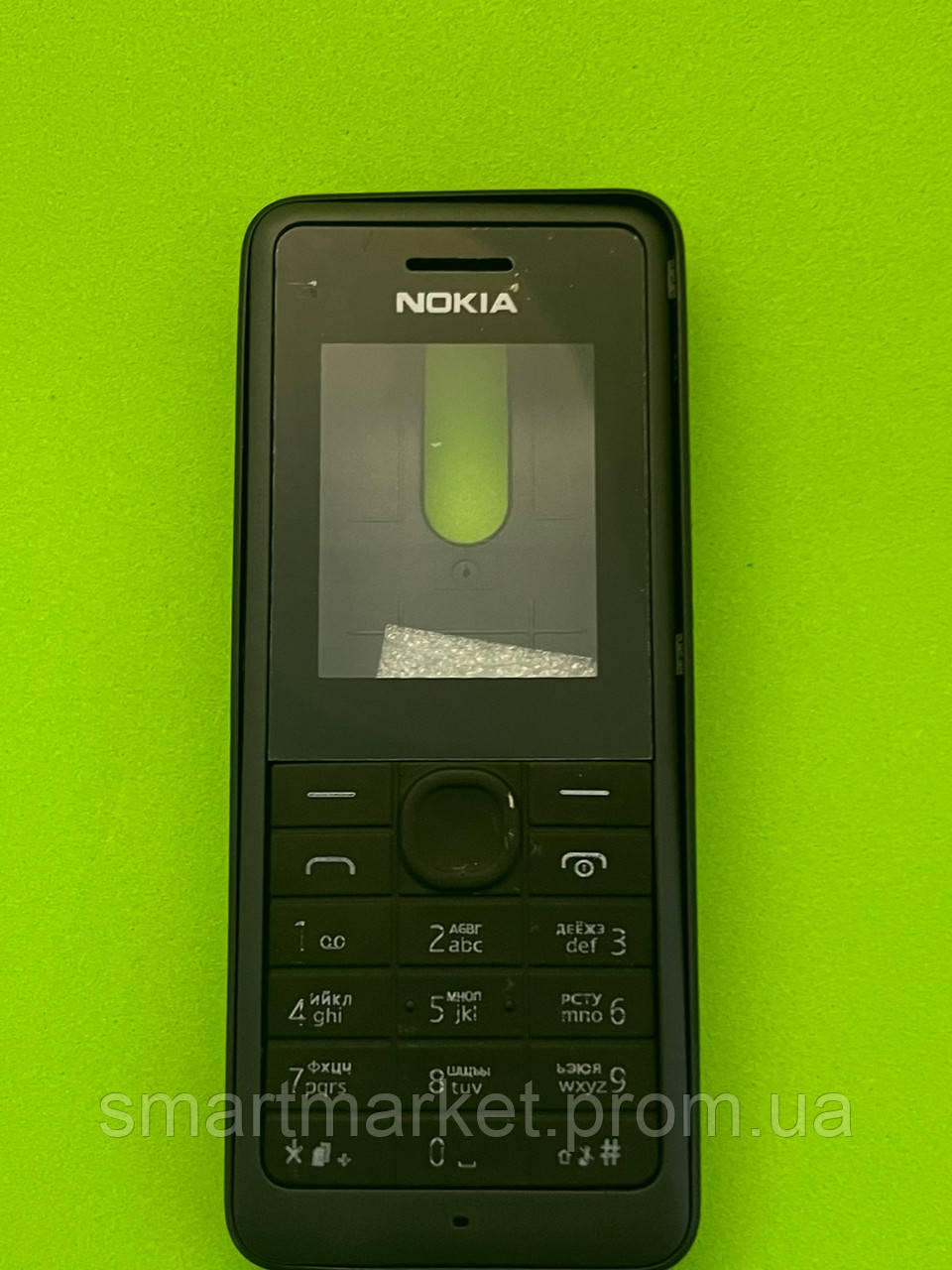 Корпуса для телефонів Nokia 106 + клавиатура чорний 86779 OEM