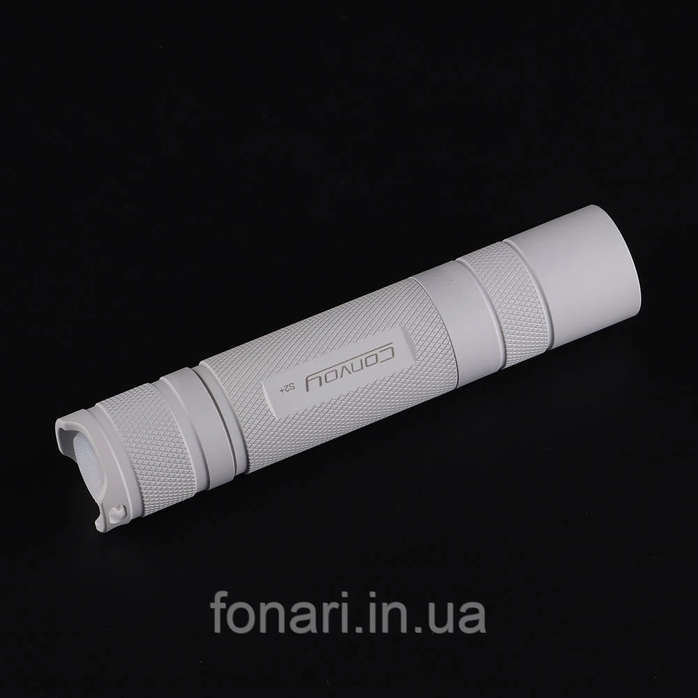 Ліхтар Convoy S2+ MAO Light Gray Luminus SST40, 1x18650 (1800 люмен)