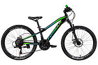 Велосипед підлітковий Formula Blackwood 1.0 AM DD (2021) 24"-12.5" Чорний