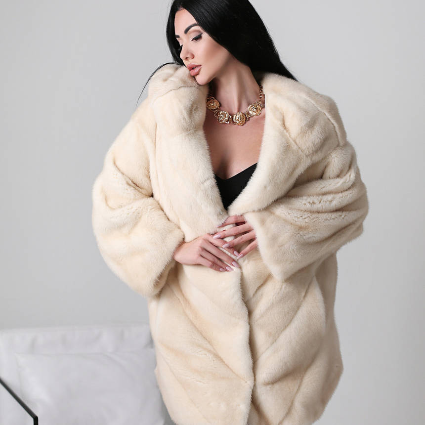 Норкова Шуба Kopenhagen Fur Кристал Кажан 43, фото 2