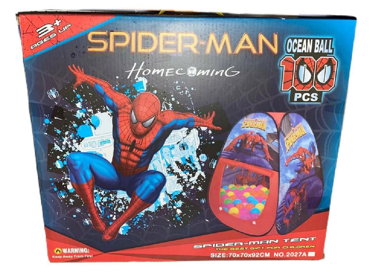 Ігровий дитячий намет Spider-Man сухий басейн, 100 кульок