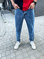 Стильные мужские джинсы синие 2003-4