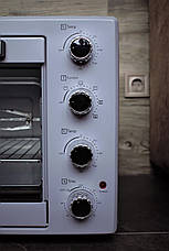 Електрична духовка Мрія MF-67 з конвекцією (гриль +вентилятор, підсвітка) об'ємом 67 літрів, фото 2