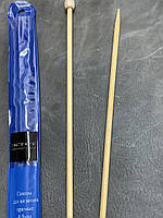 Спицы прямые бамбук (35см) 5.0мм