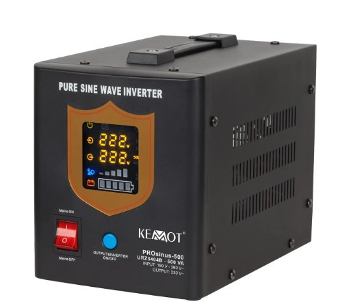 Безперебійник для котла для насоса 500W 230V UPS батарея для котла ДБЖ чиста синусоїда