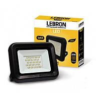 LED прожектор Lebron LF, 30W,6000K, 2550Lm, 185-240V