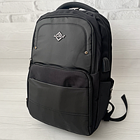 Рюкзак мужской для ноутбука с USB и аудио выходом, молодежный качественный удобный мужской рюкзак городской