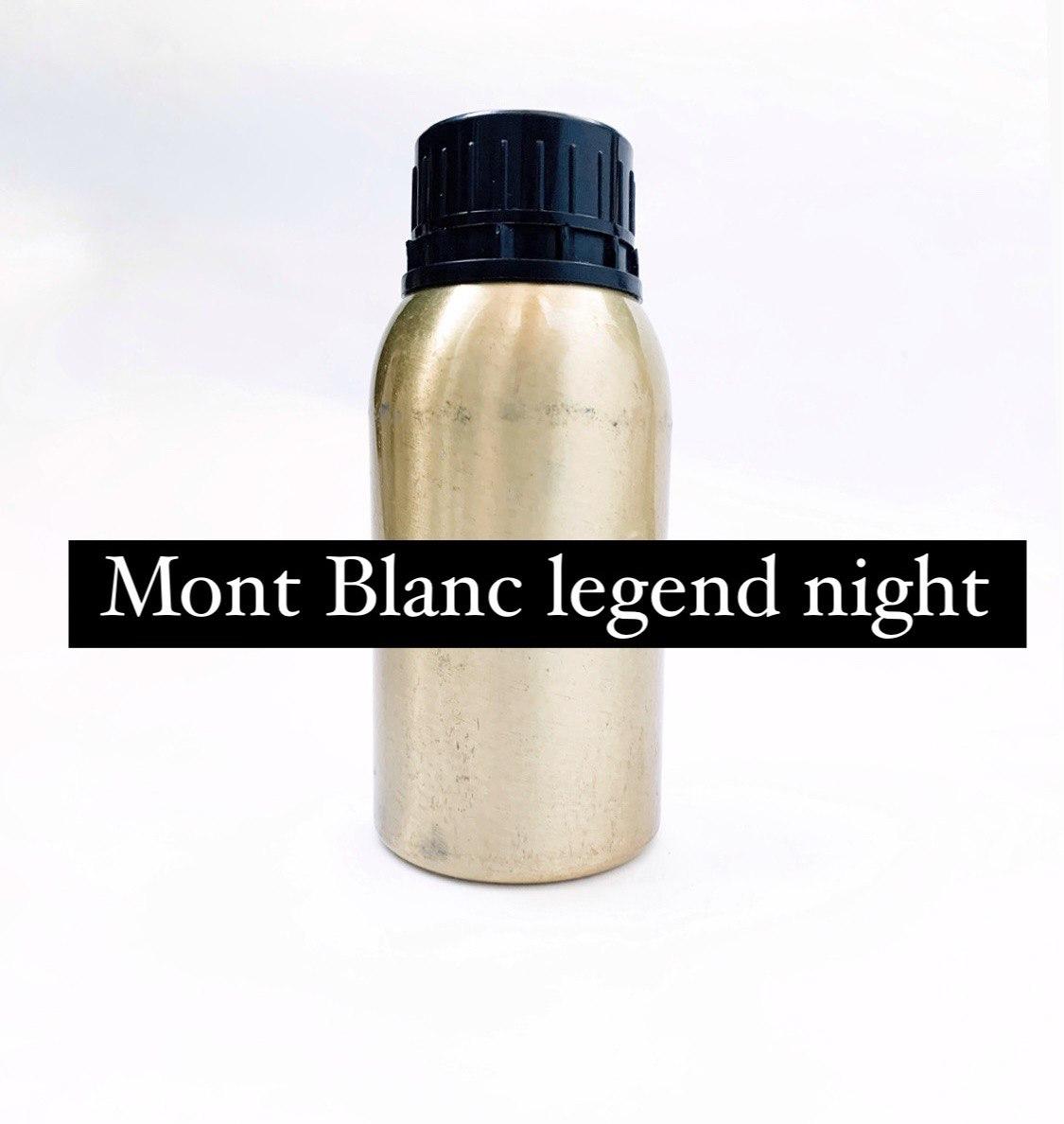Парфумерна олія Mont Blanc Legend Night, стійкі чоловічі парфуми Монблан Легенда Ніч олійні