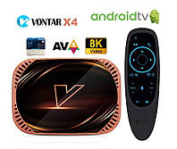 Медіаплеєр VONTAR X4 AndroidTV Amlogic S905X4 4/64GB G10BTS Pro