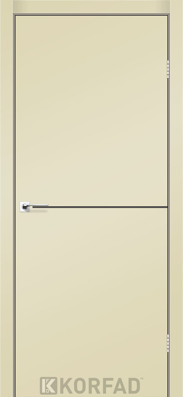 Двері міжкімнатні Корфад/ KORFAD DLP-01 магнолія Super PET, фото 1