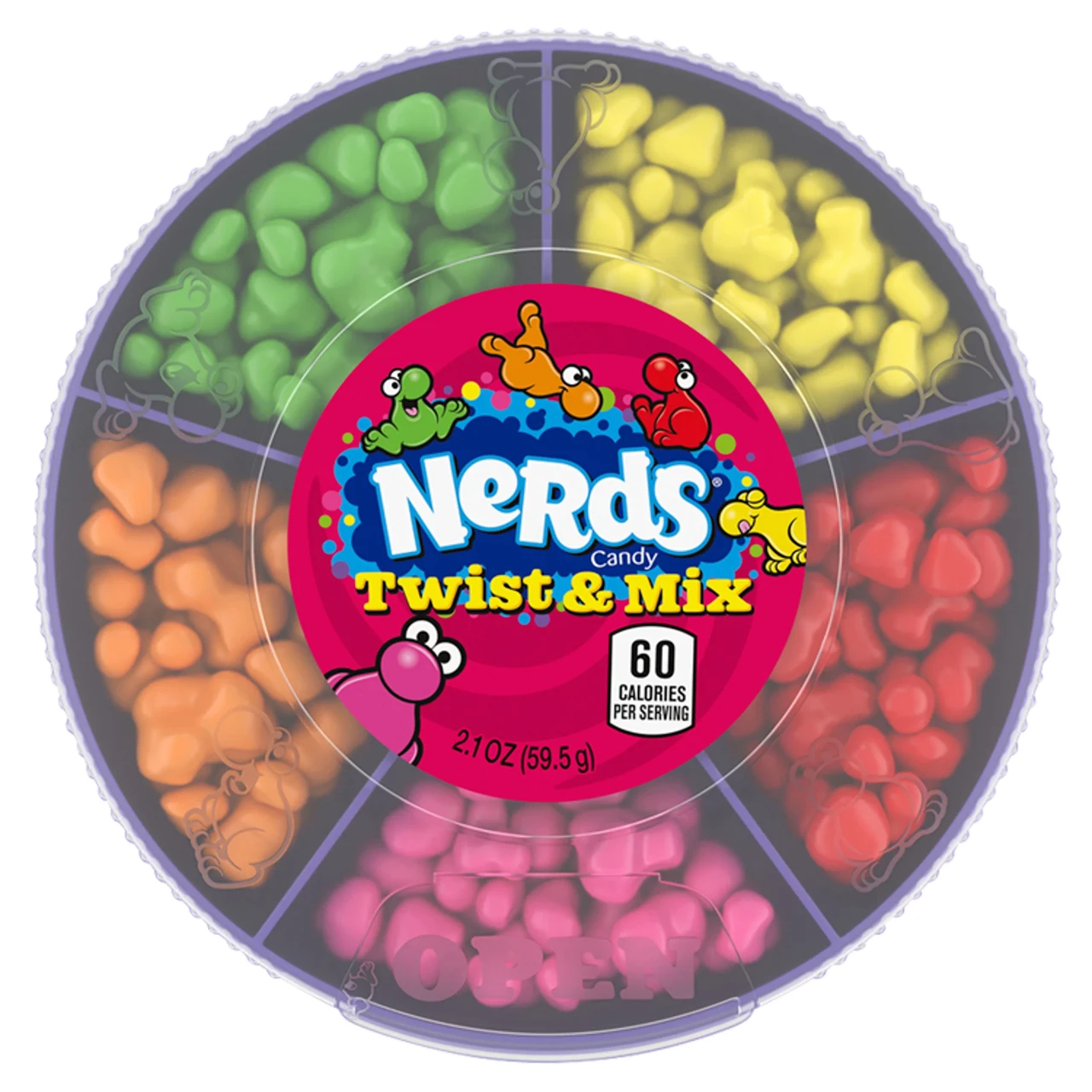 Цукерки Nerds Twist & Mix Candy 59g, фото 1