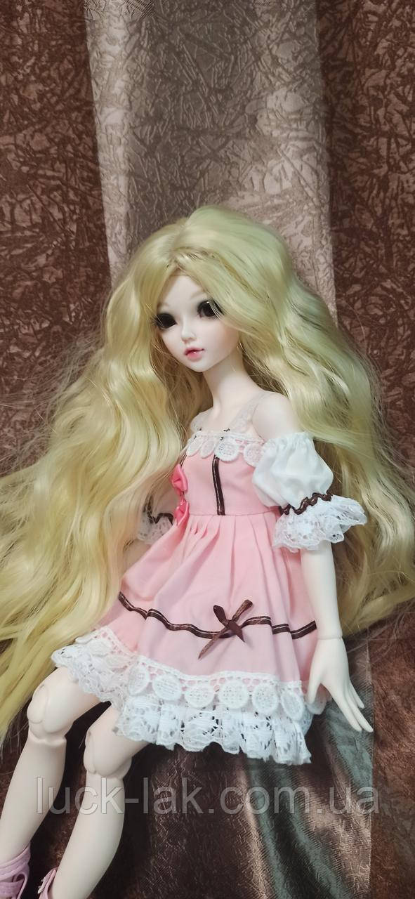 Плаття для ляльки 40 см БЖ 1/4 "Рожева цукерка" BJD 1/4