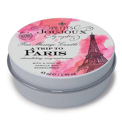 Масажна свічка Petits Joujoux — Paris — Vanilla and Sandalwood (43 мл) з афродизіаками