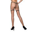 Тілесні колготки з відкритим доступом, контрастні шортики Passion TIOPEN 011 1/2 (20 den), beige, фото 2
