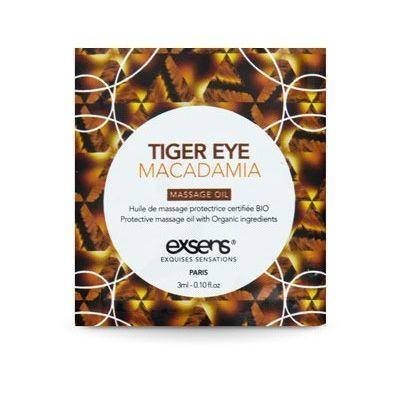 Пробник масажної олії EXSENS Tiger Eye Macadamia 3 мл